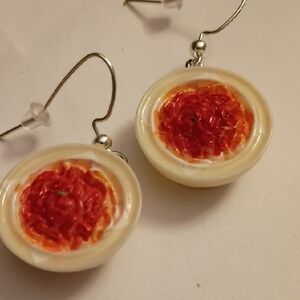 Elegant Lo Mein Noodles Earrings